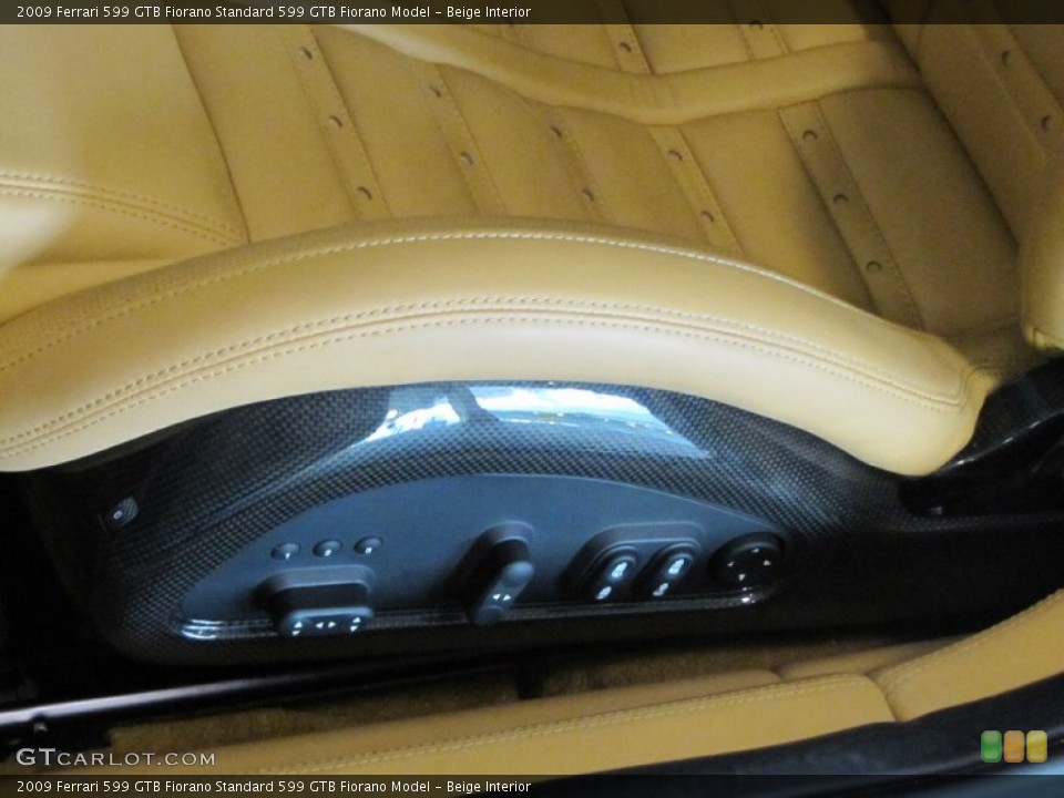 Beige Interior Controls for the 2009 Ferrari 599 GTB Fiorano  #61223605