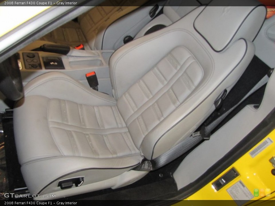 Gray Interior Front Seat for the 2008 Ferrari F430 Coupe F1 #61223983