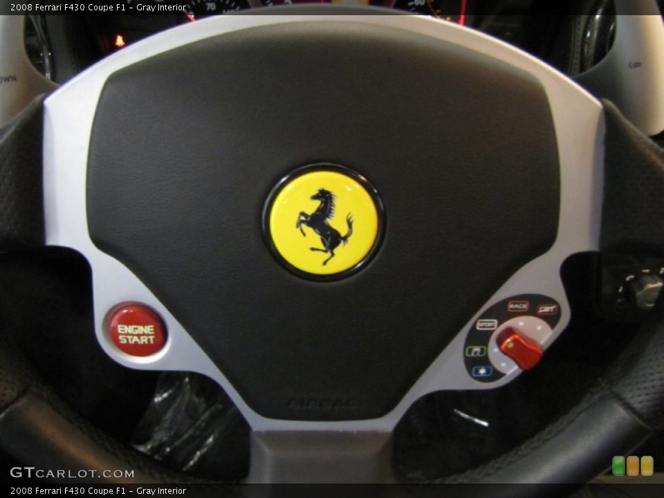 Gray Interior Controls for the 2008 Ferrari F430 Coupe F1 #61224058