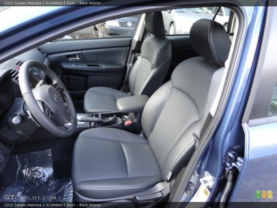 Black Interior Photo for the 2012 Subaru Impreza 2.0i Limited 5 Door #61224061