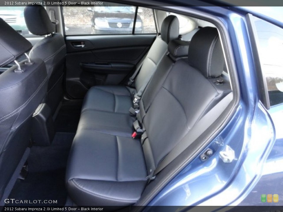 Black Interior Photo for the 2012 Subaru Impreza 2.0i Limited 5 Door #61224070