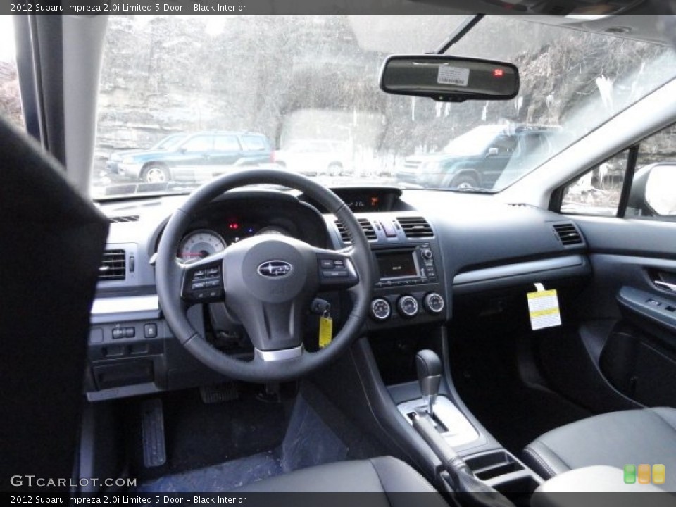 Black Interior Dashboard for the 2012 Subaru Impreza 2.0i Limited 5 Door #61224079