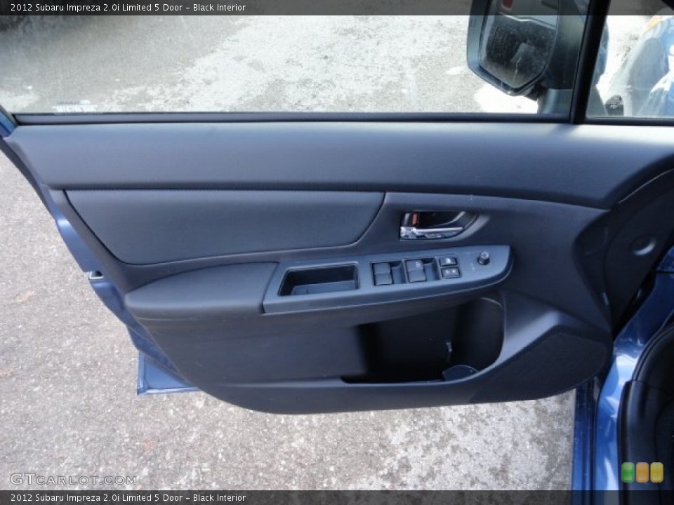 Black Interior Door Panel for the 2012 Subaru Impreza 2.0i Limited 5 Door #61224088