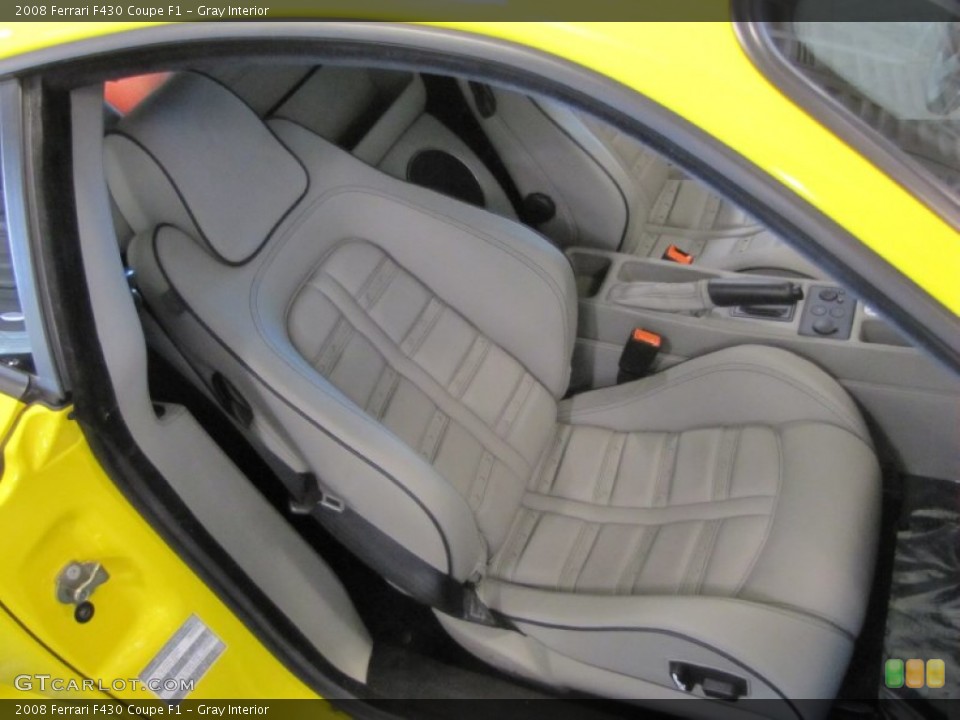 Gray Interior Photo for the 2008 Ferrari F430 Coupe F1 #61224127
