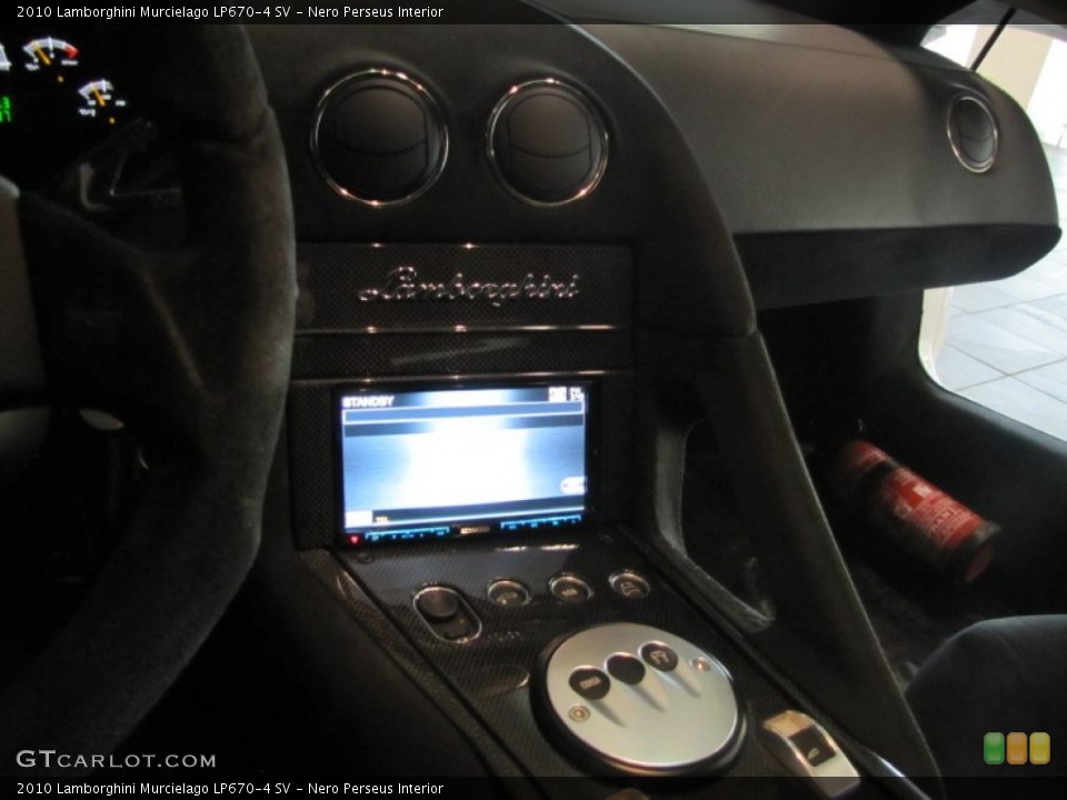 Nero Perseus Interior Controls for the 2010 Lamborghini Murcielago LP670-4 SV #61224904