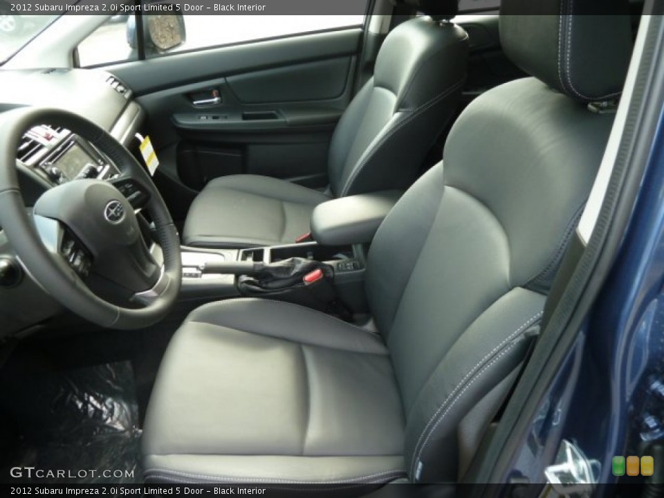 Black Interior Photo for the 2012 Subaru Impreza 2.0i Sport Limited 5 Door #61225401