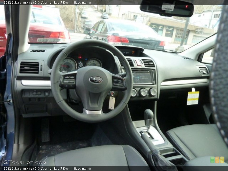 Black Interior Dashboard for the 2012 Subaru Impreza 2.0i Sport Limited 5 Door #61225417