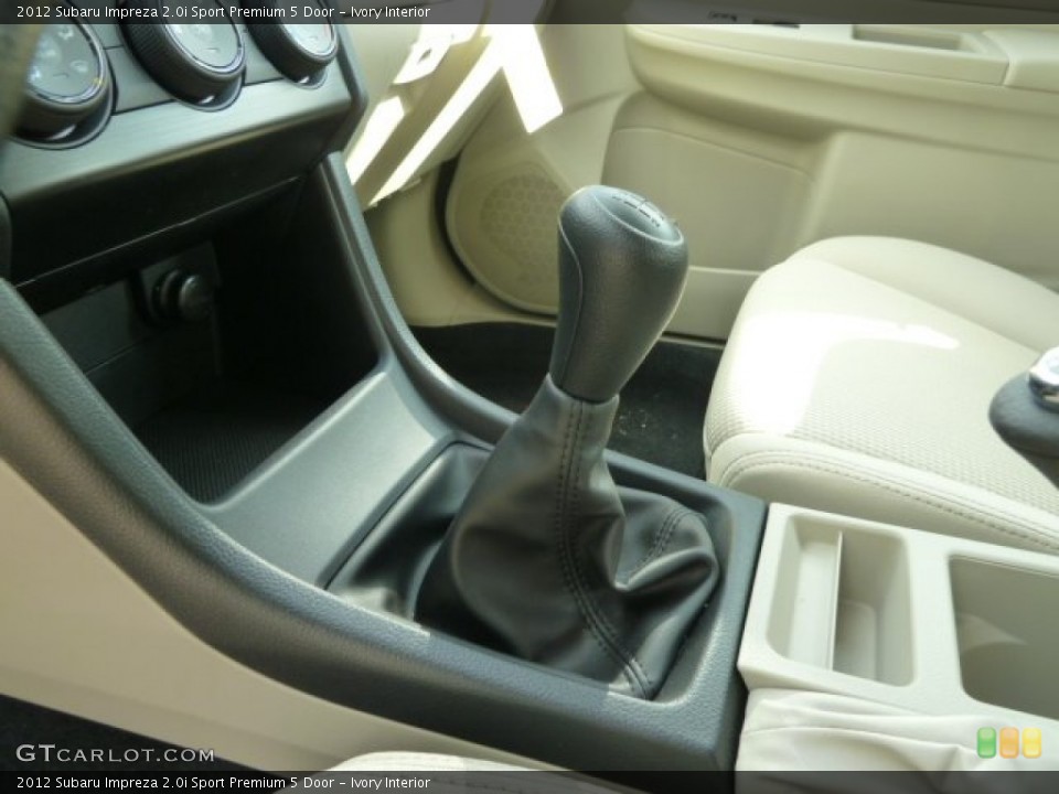 Ivory Interior Transmission for the 2012 Subaru Impreza 2.0i Sport Premium 5 Door #61225597