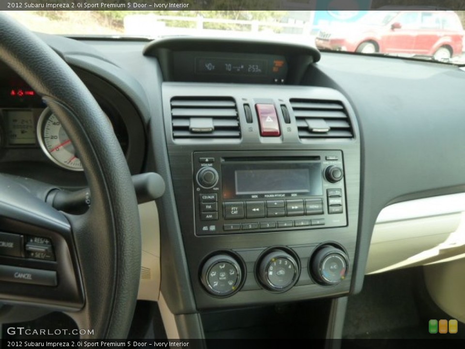 Ivory Interior Controls for the 2012 Subaru Impreza 2.0i Sport Premium 5 Door #61225603
