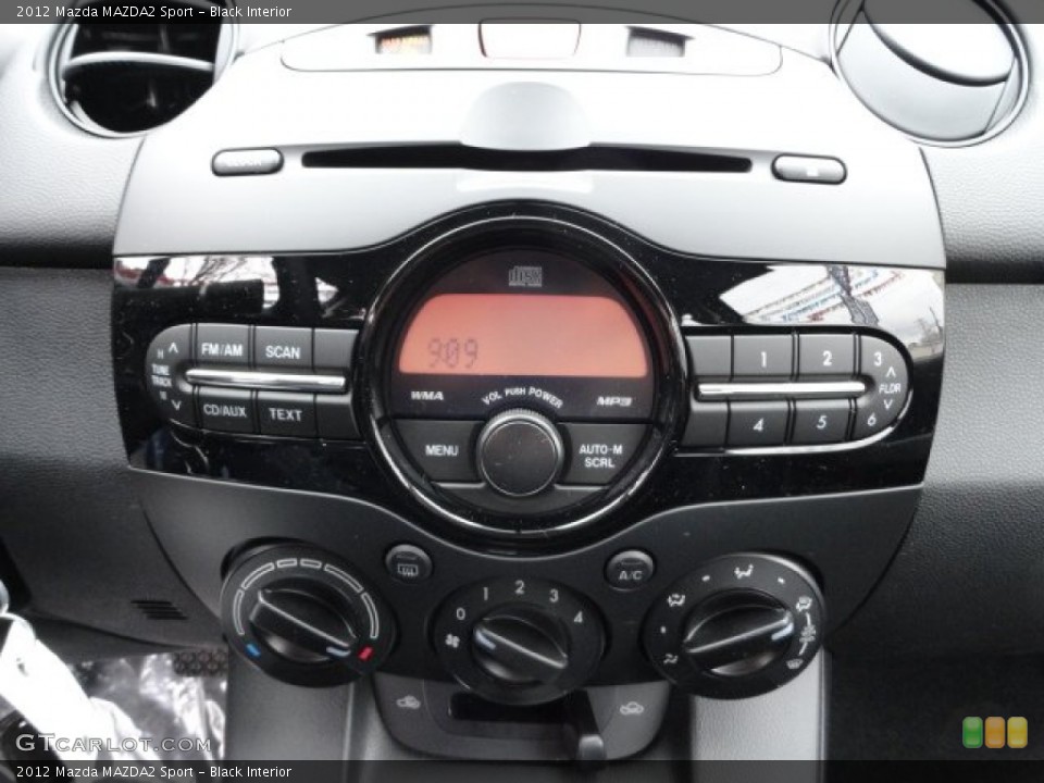 Black Interior Controls for the 2012 Mazda MAZDA2 Sport #61226665