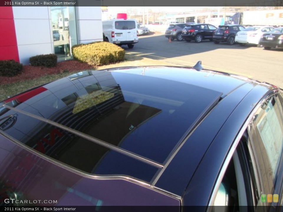 Black Sport Interior Sunroof for the 2011 Kia Optima SX #61228558