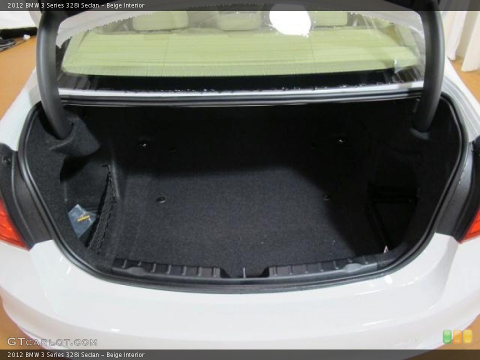 Beige Interior Trunk for the 2012 BMW 3 Series 328i Sedan #61231531