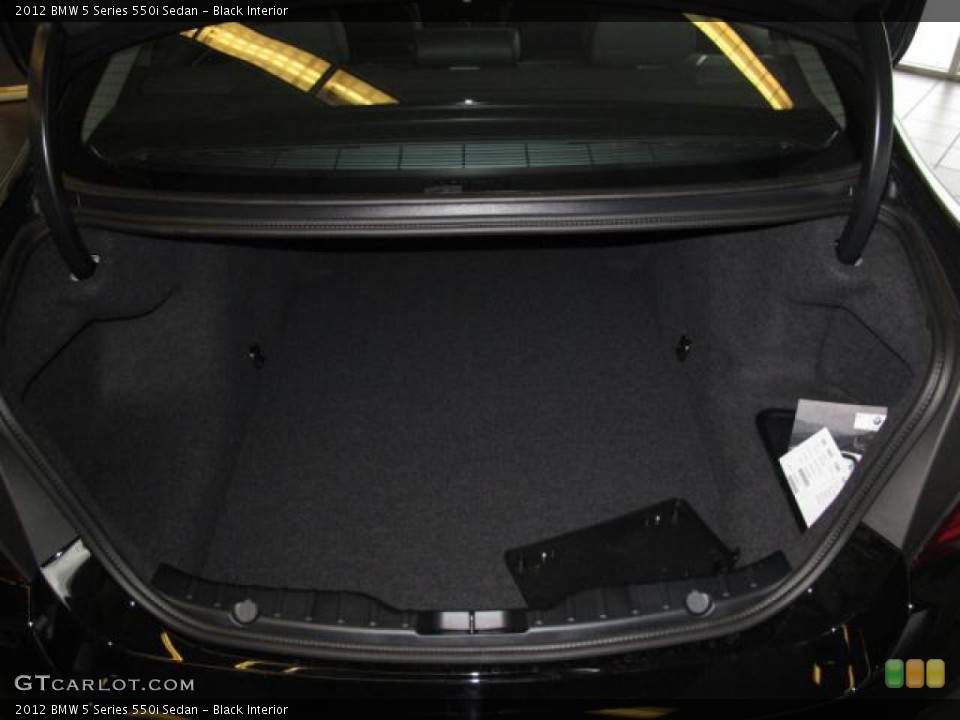 Black Interior Trunk for the 2012 BMW 5 Series 550i Sedan #61232038
