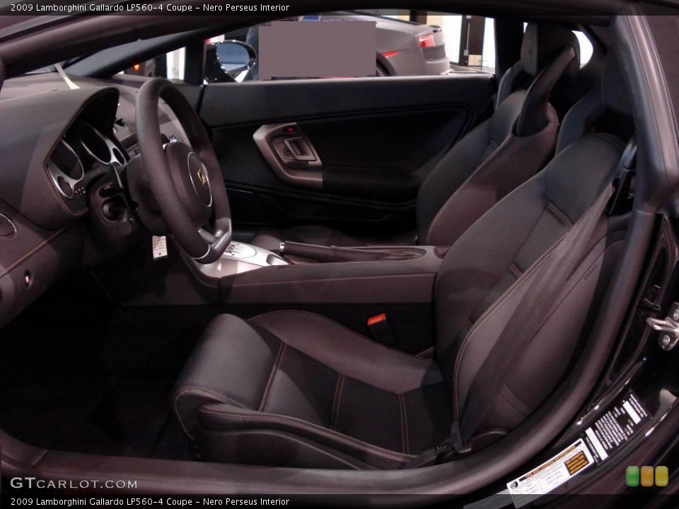 Nero Perseus Interior Photo for the 2009 Lamborghini Gallardo LP560-4 Coupe #6123571