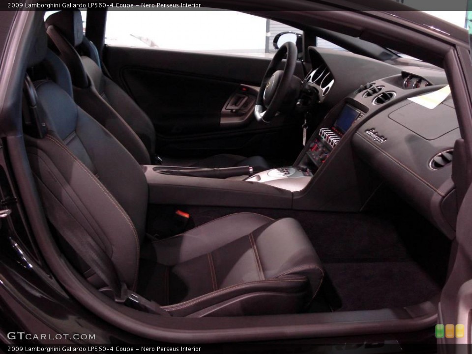 Nero Perseus Interior Photo for the 2009 Lamborghini Gallardo LP560-4 Coupe #6123586