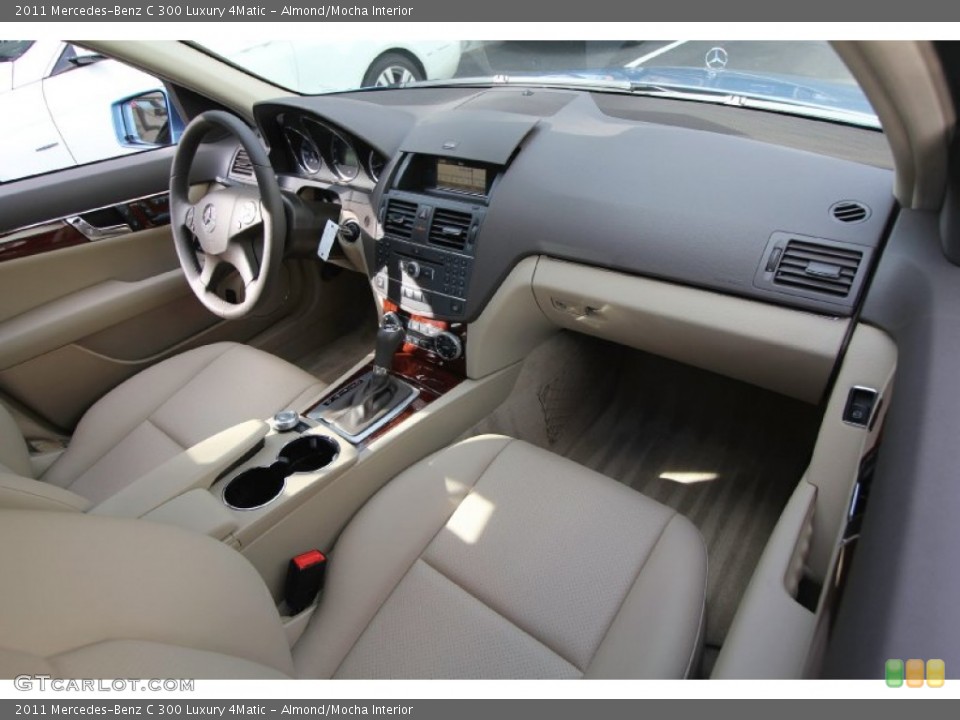 Almond/Mocha Interior Dashboard for the 2011 Mercedes-Benz C 300 Luxury 4Matic #61237540