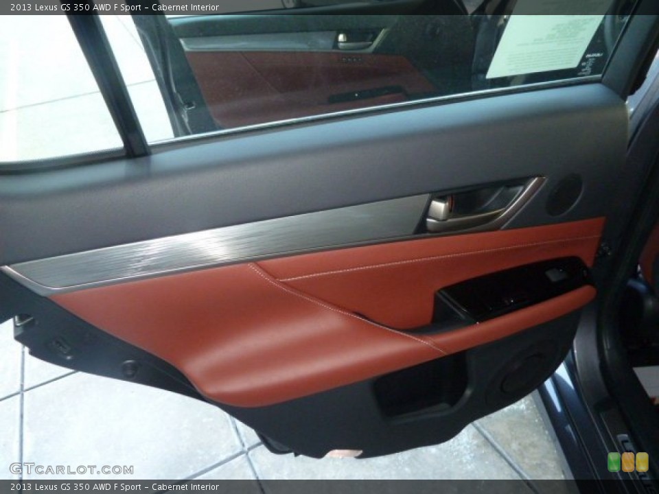 Cabernet Interior Door Panel for the 2013 Lexus GS 350 AWD F Sport #61243646