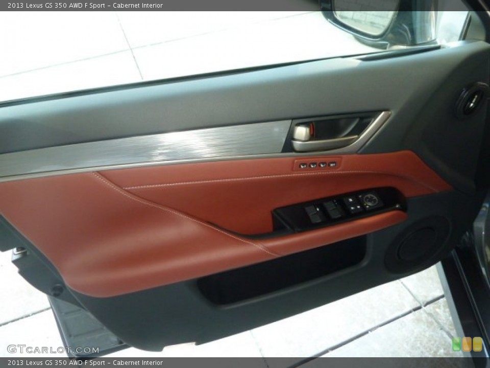 Cabernet Interior Door Panel for the 2013 Lexus GS 350 AWD F Sport #61243655