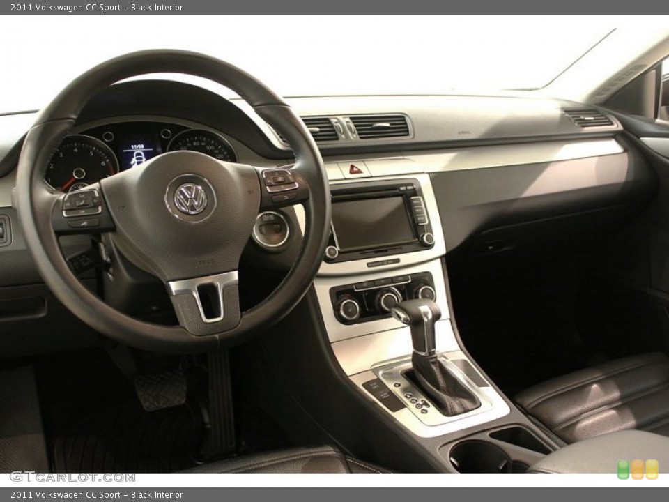Black Interior Dashboard for the 2011 Volkswagen CC Sport #61247486