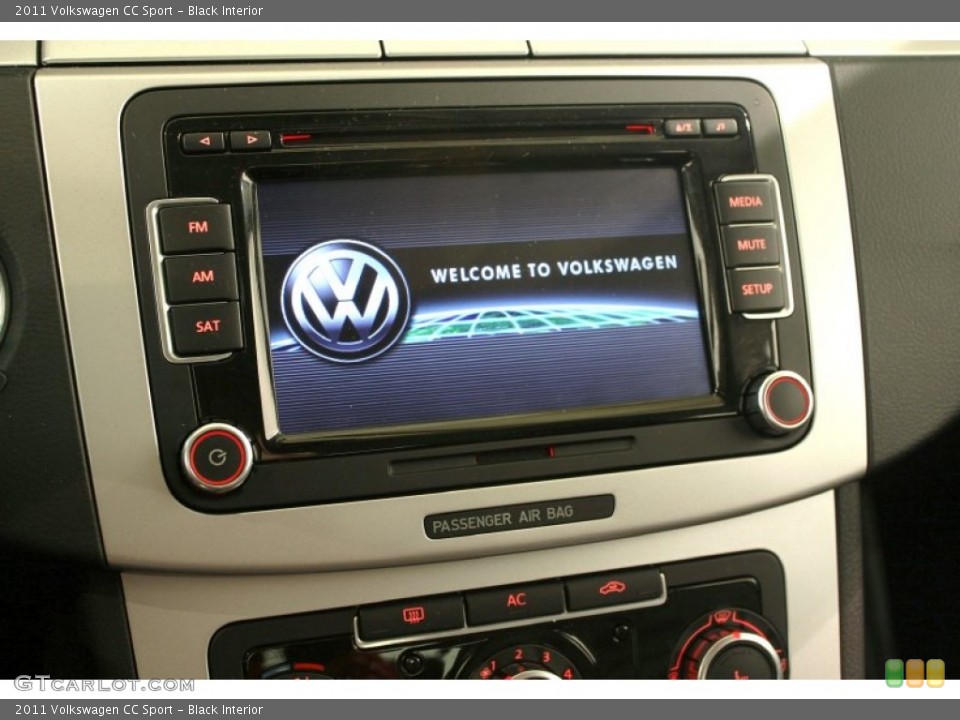 Black Interior Controls for the 2011 Volkswagen CC Sport #61247529
