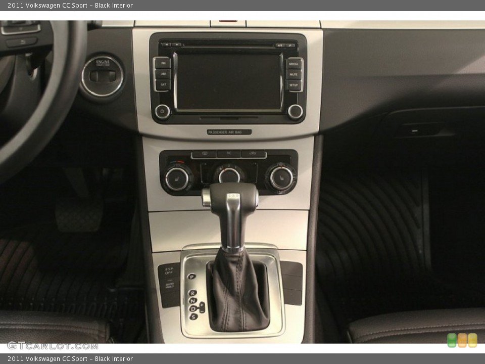 Black Interior Controls for the 2011 Volkswagen CC Sport #61247642