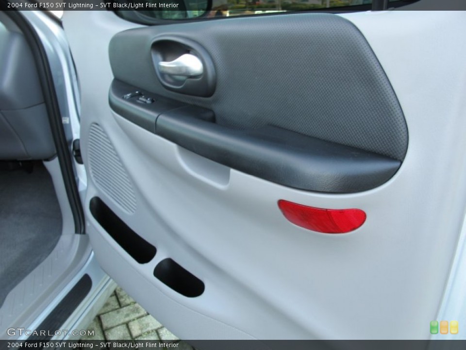 SVT Black/Light Flint Interior Door Panel for the 2004 Ford F150 SVT Lightning #61250127