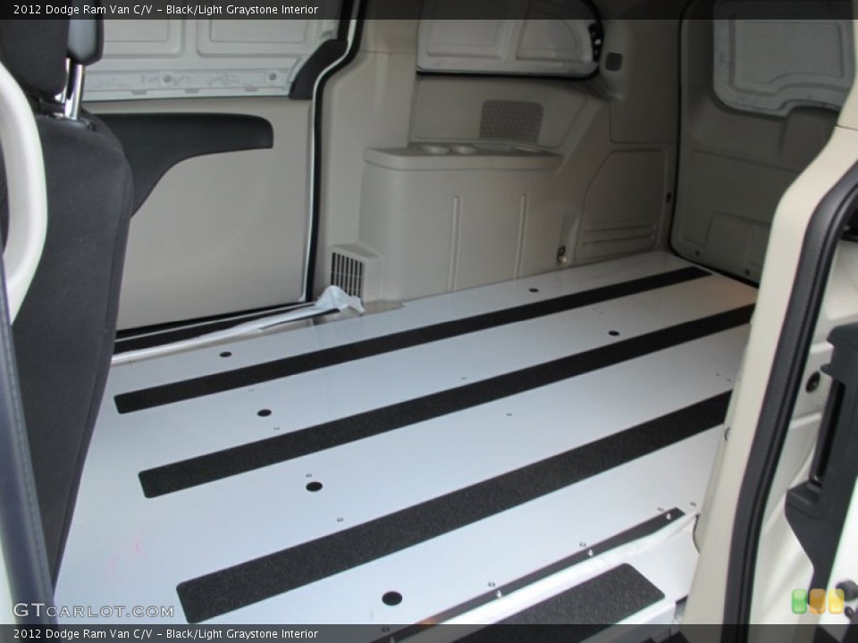 Black/Light Graystone Interior Photo for the 2012 Dodge Ram Van C/V #61251575