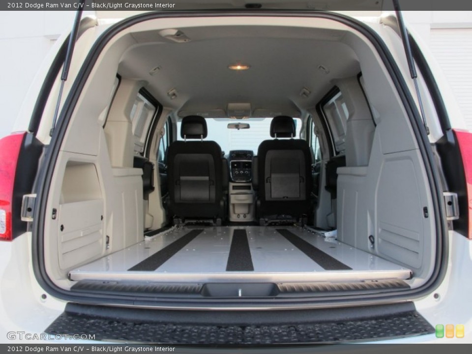 Black/Light Graystone Interior Trunk for the 2012 Dodge Ram Van C/V #61251582