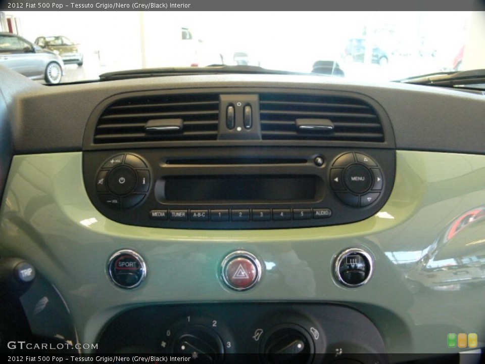 Tessuto Grigio/Nero (Grey/Black) Interior Audio System for the 2012 Fiat 500 Pop #61252388