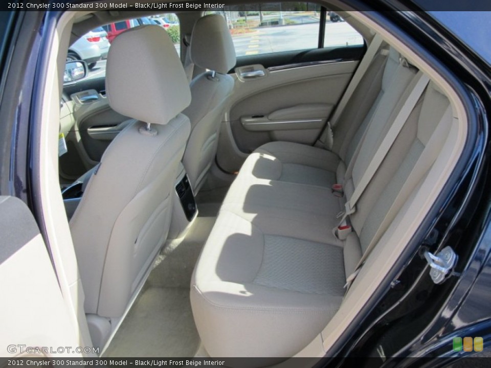 Black/Light Frost Beige Interior Rear Seat for the 2012 Chrysler 300  #61253987