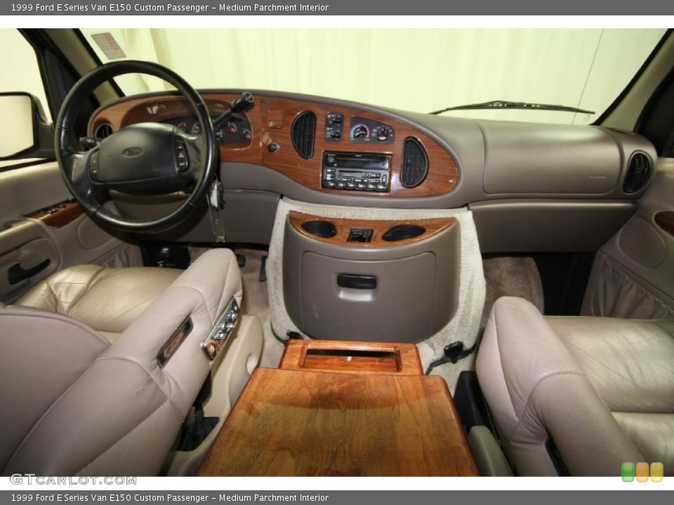 Medium Parchment Interior Photo for the 1999 Ford E Series Van E150 Custom Passenger #61256001