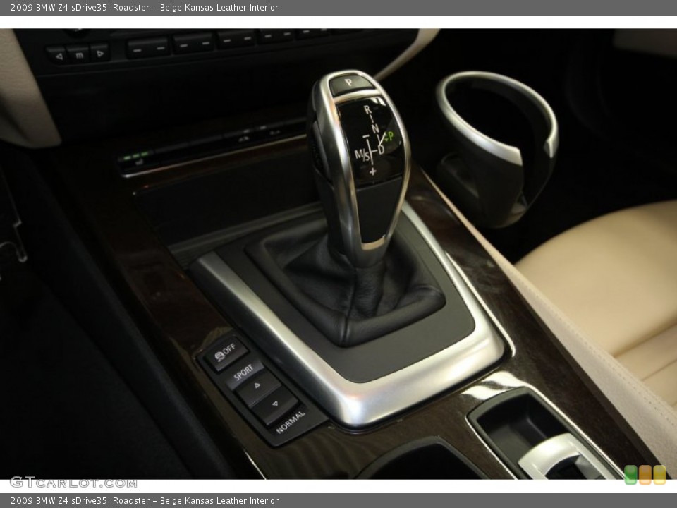 Beige Kansas Leather Interior Transmission for the 2009 BMW Z4 sDrive35i Roadster #61259504