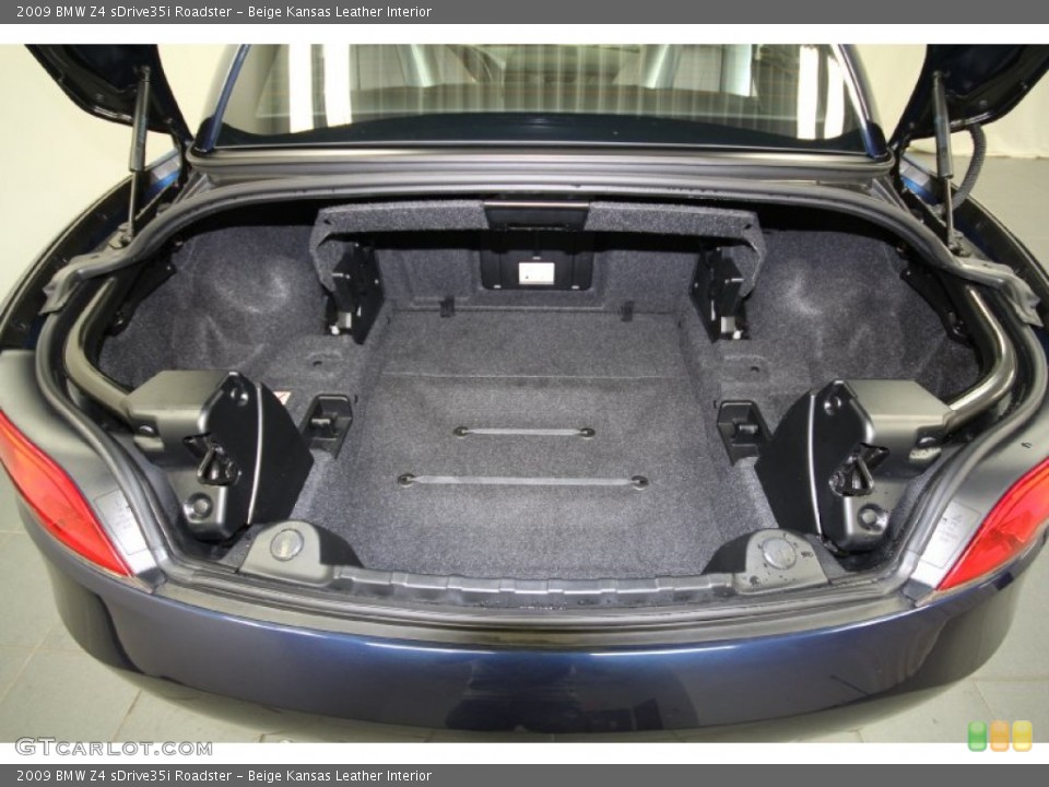 Beige Kansas Leather Interior Trunk for the 2009 BMW Z4 sDrive35i Roadster #61259564