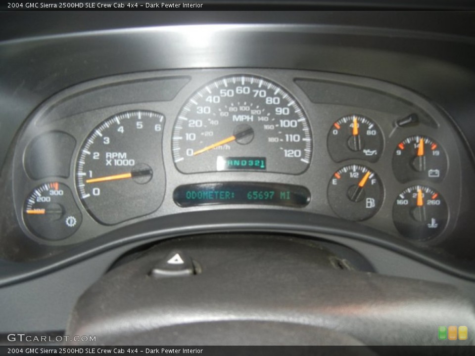 Dark Pewter Interior Gauges for the 2004 GMC Sierra 2500HD SLE Crew Cab 4x4 #61262495