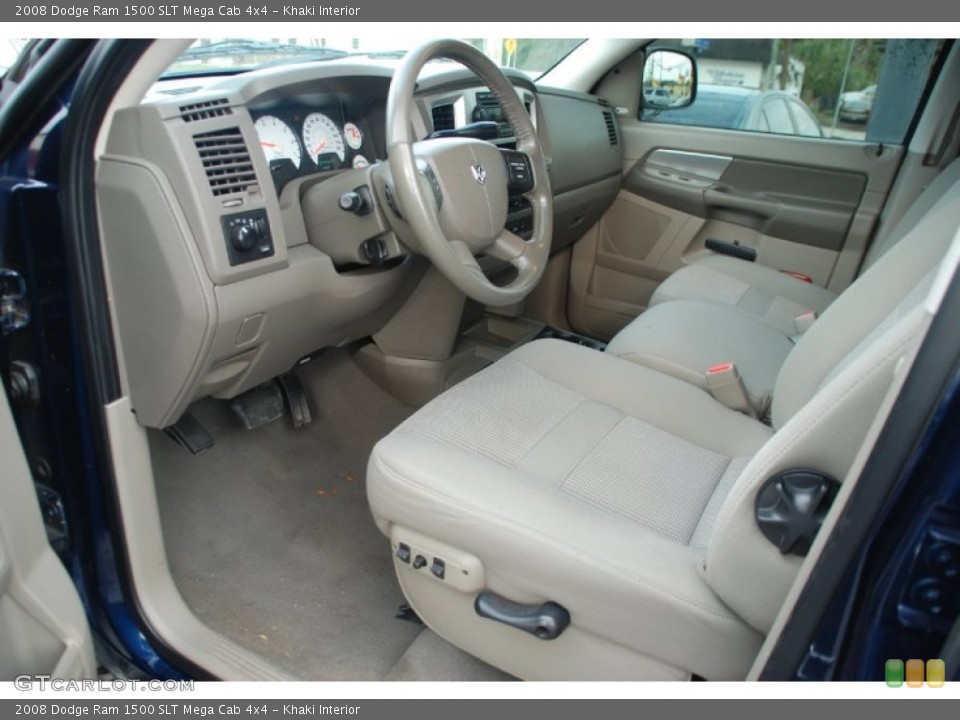 Khaki Interior Photo for the 2008 Dodge Ram 1500 SLT Mega Cab 4x4 #61265789