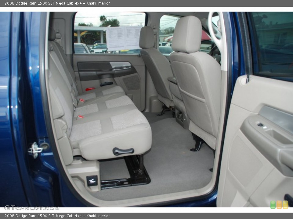 Khaki Interior Rear Seat for the 2008 Dodge Ram 1500 SLT Mega Cab 4x4 #61265900