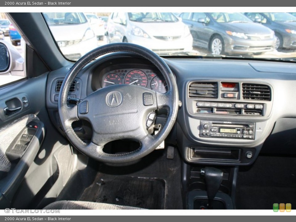Black Interior Dashboard For The 2000 Acura El Sedan