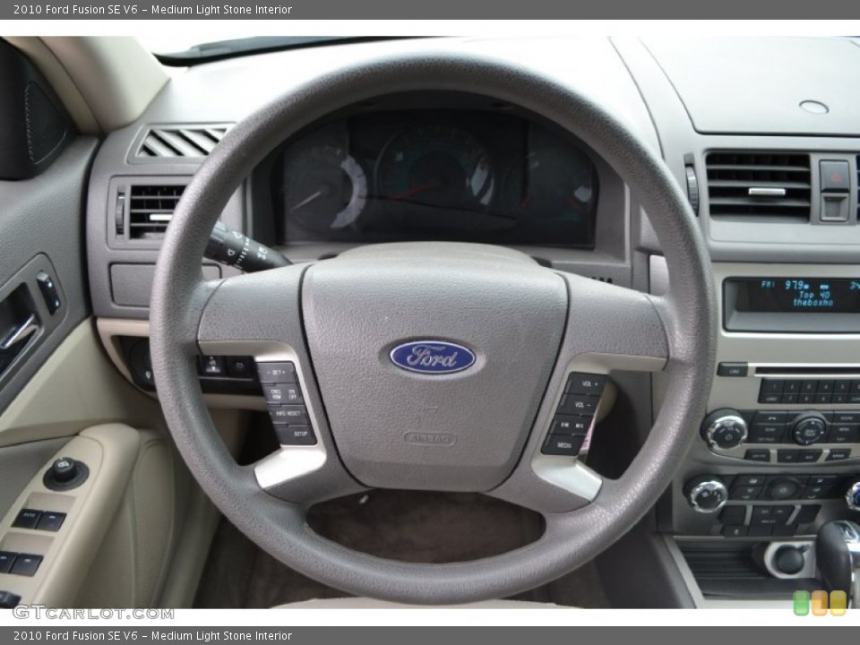 Medium Light Stone Interior Steering Wheel for the 2010 Ford Fusion SE V6 #61268291