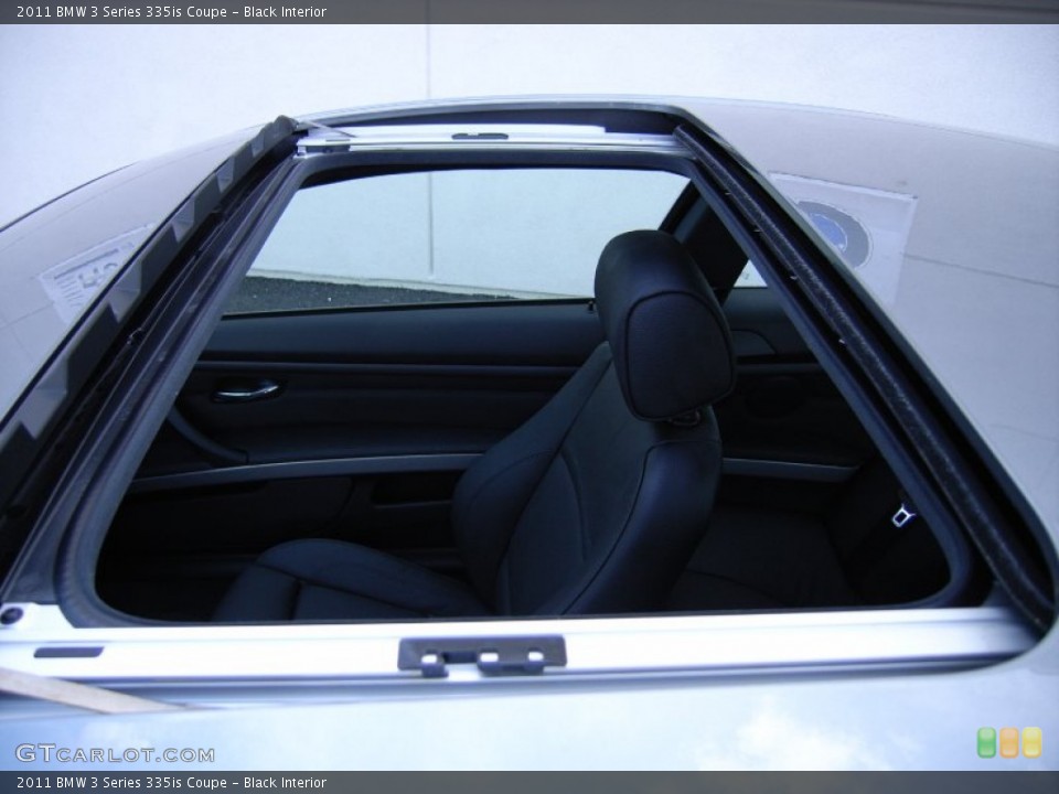 Black Interior Sunroof for the 2011 BMW 3 Series 335is Coupe #61270139