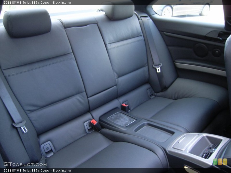 Black Interior Rear Seat for the 2011 BMW 3 Series 335is Coupe #61270229
