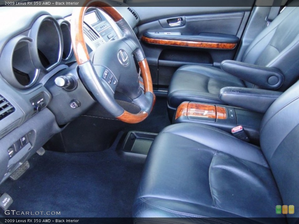 Black Interior Photo for the 2009 Lexus RX 350 AWD #61270361