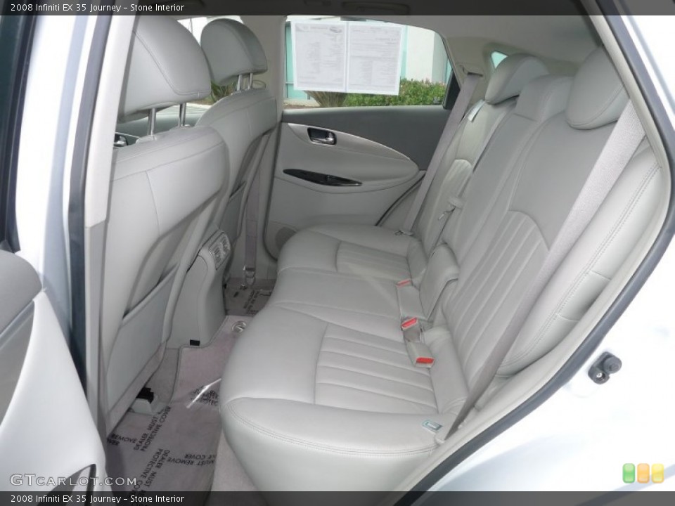 Stone Interior Rear Seat for the 2008 Infiniti EX 35 Journey #61272194