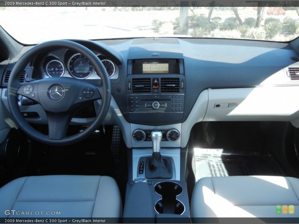 Grey/Black Interior Dashboard for the 2009 Mercedes-Benz C 300 Sport #61273599