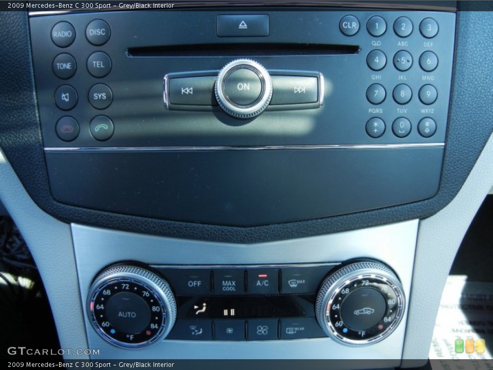 Grey/Black Interior Controls for the 2009 Mercedes-Benz C 300 Sport #61273640