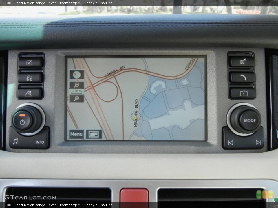 Sand/Jet Interior Navigation for the 2006 Land Rover Range Rover Supercharged #61274822