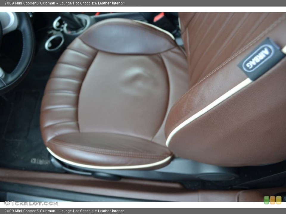 Lounge Hot Chocolate Leather Interior Front Seat for the 2009 Mini Cooper S Clubman #61274852