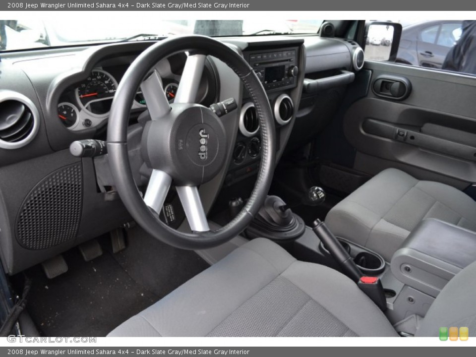 Dark Slate Gray/Med Slate Gray Interior Photo for the 2008 Jeep Wrangler Unlimited Sahara 4x4 #61275185
