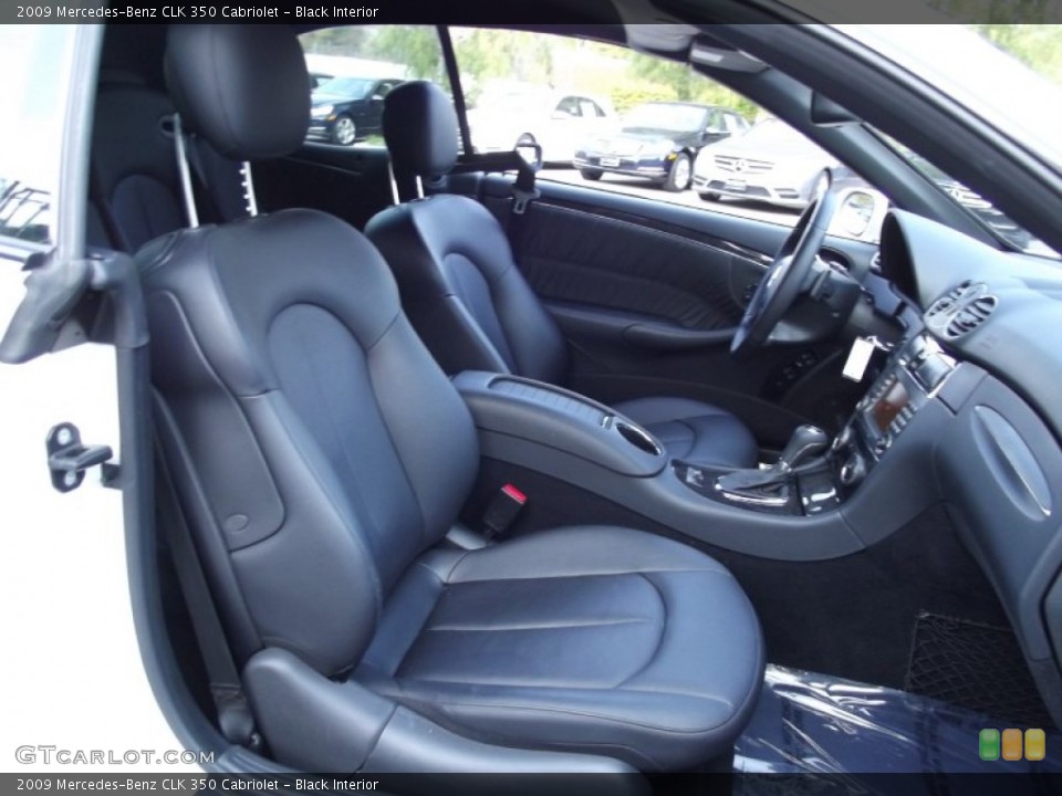 Black Interior Photo for the 2009 Mercedes-Benz CLK 350 Cabriolet #61275911