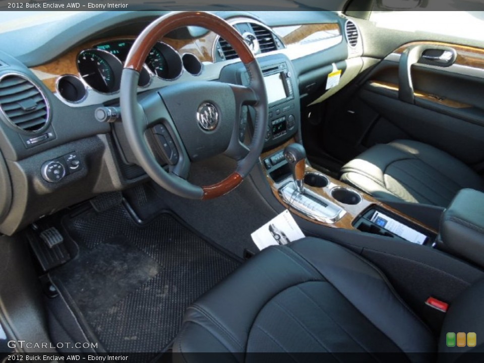 Ebony Interior Prime Interior for the 2012 Buick Enclave AWD #61276739