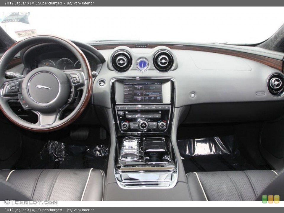 Jet/Ivory Interior Dashboard for the 2012 Jaguar XJ XJL Supercharged #61277387